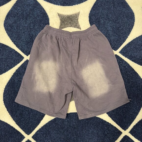 Hellstar Flame Shorts Gray Mens Size Large - Picture 3 of 3